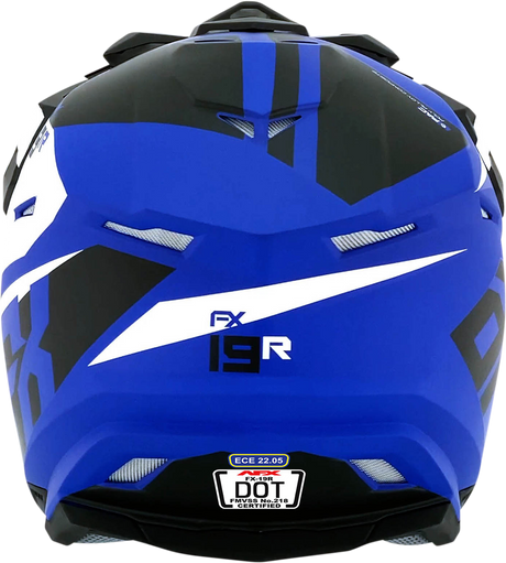 AFX FX-19R Helmet - Racing - Matte Blue - XL 0110-7071
