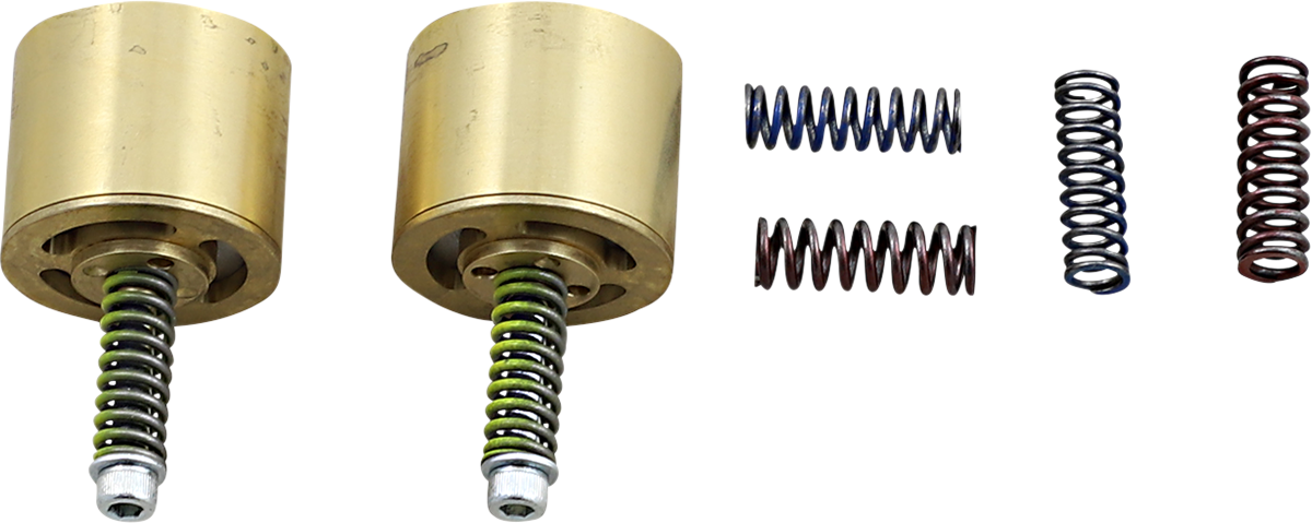 Emuladores de horquilla de cartucho de válvula dorada RACE TECH para horquillas con varilla de amortiguación - 43 mm FEGV 4321 