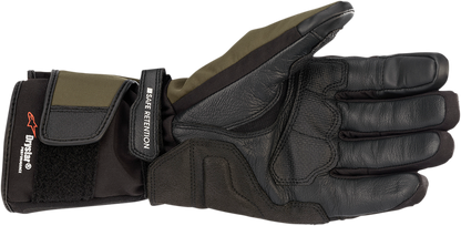 ALPINESTARS Denali Aerogel Drystar® Gloves - Black Forest/Fluo Yellow - 3XL 3526922-1685-3X