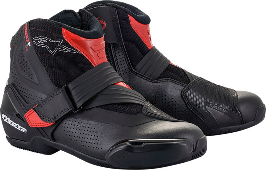 ALPINESTARS SMX1-R V2 Boots - Black/Red - US 11.5 / EU 46 2224021-13-46