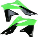 ACERBIS Radiator Shrouds - Green/Black 2314161089