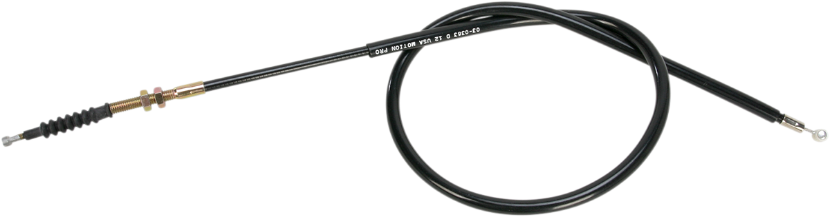 MOTION PRO Clutch Cable - Kawasaki - Black Vinyl 03-0383