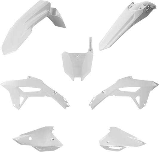 CYCRA Plastic Body Kit - White CRF250R 2022-2023  / CRF450R 2021-2023   1CYC-9431-42