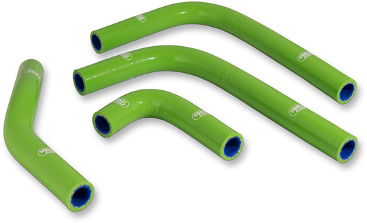 MOOSE RACING Radiator Hose Kit - Green - Kawasaki KAW-88-GN