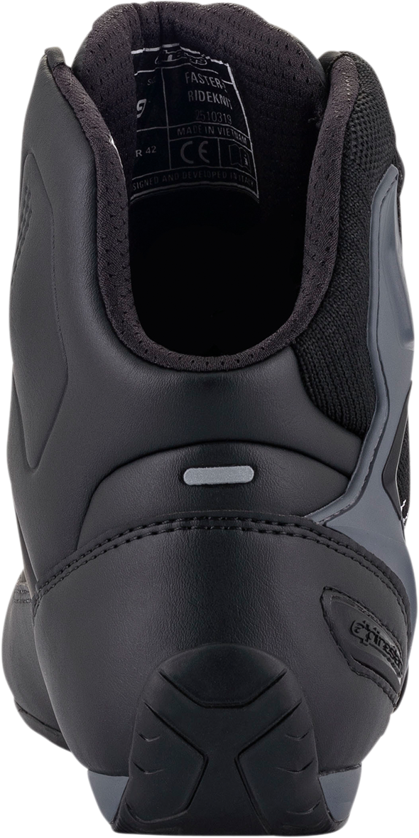 ALPINESTARS Faster-3 Rideknit® Shoes - Black/Gray/Red - US 10 2510319116510