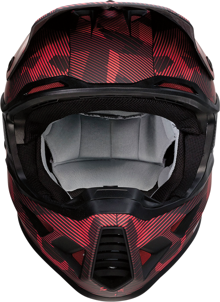 MOOSE RACING F.I. Helmet - Agroid Camo - MIPS® - Red/Black - Medium 0110-7761