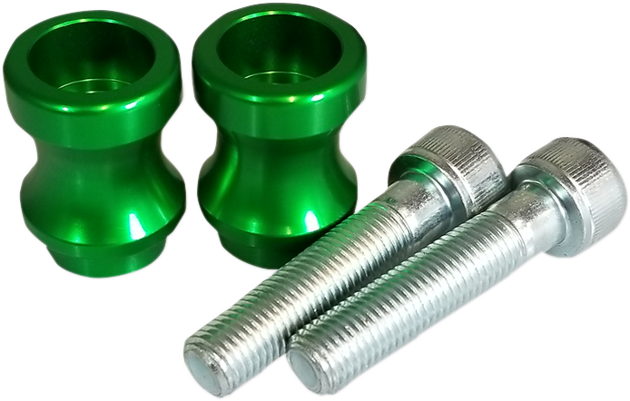 VORTEX Swingarm Spool - Green - 10 mm SP402L