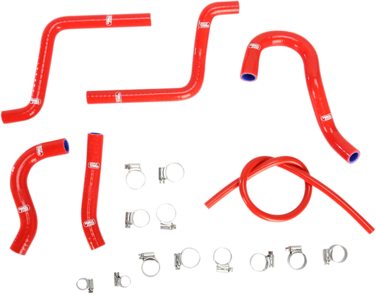 MOOSE RACING Race Fit Radiator Hose Kit - Red - Honda MBU-HON-32-RD