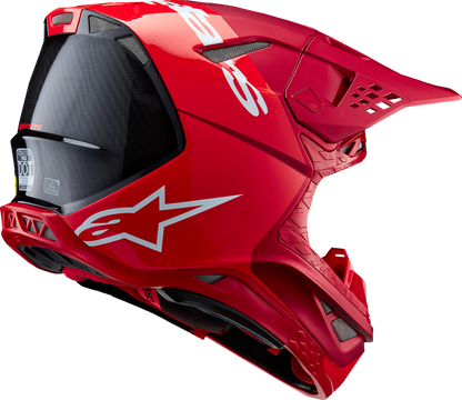 ALPINESTARS Supertech M10 Helmet - Flood - MIPS® - Red Fluo/Red - Small 8301023-3003-S