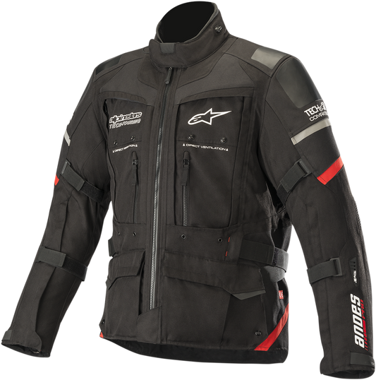 ALPINESTARS Andes Pro Drystar® Jacket - Black/Red - 2XL 3207119-13-2X