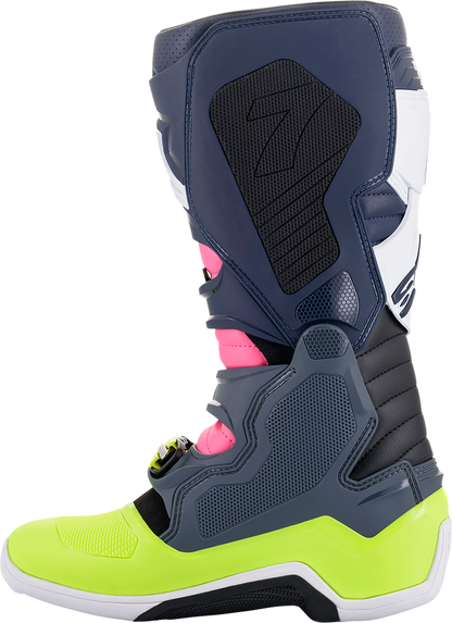 ALPINESTARS Tech 7 Boots - Black/Pink/White/Yellow - US 10 2012014-9076-10