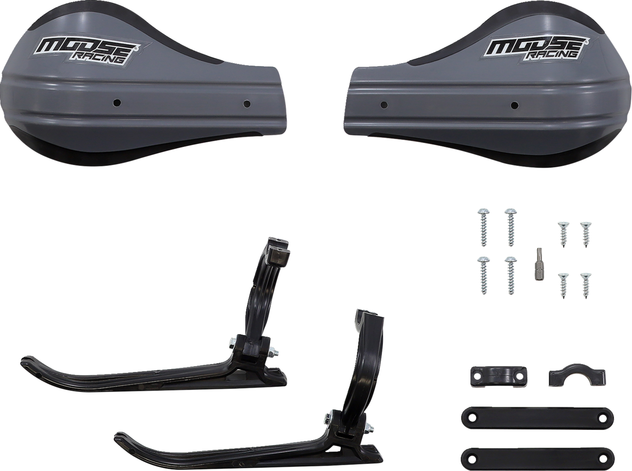 MOOSE RACING Handguards - Roost 2 - Gray 53-227