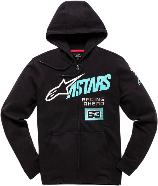 ALPINESTARS Title Zip Hoodie - Black - XL 12105130010XL