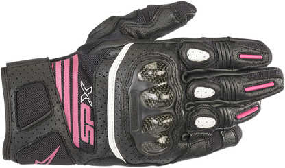 Guantes ALPINESTARS Stella SPX AC V2 - Negro/Fucsia - Grande 3517319-1039-L 