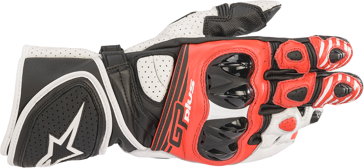 ALPINESTARS GP Plus R v2 Gloves - Black/White/Red - Small 3556520-1304-S