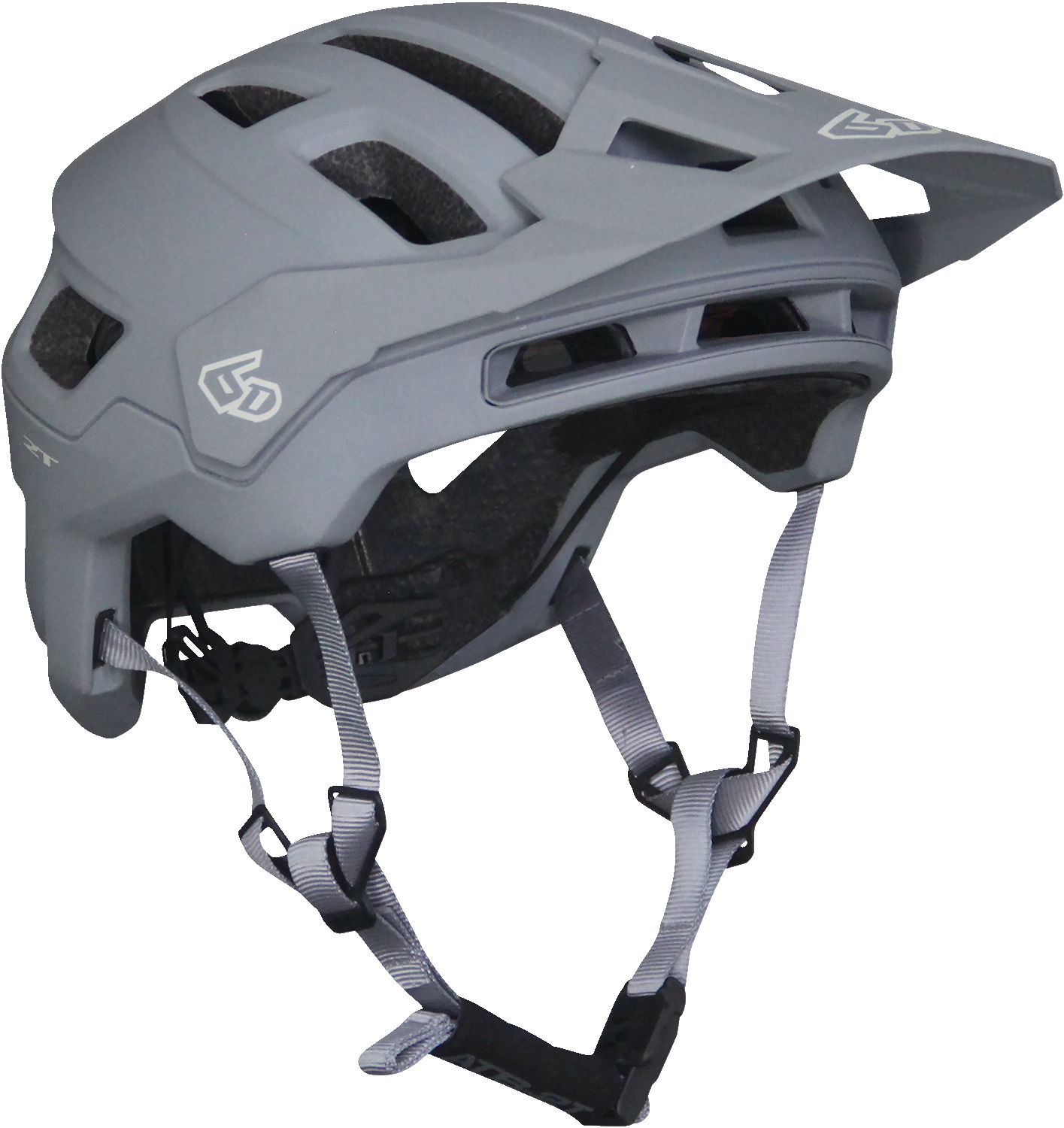 6D ATB-2T Helmet - Ascent - Gray Matte - XL/2XL 23-0088