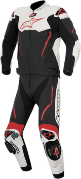 Traje de cuero de 2 piezas ALPINESTARS Atem v3 - Negro/Blanco/Rojo - US 40 / EU 50 3166515-123-50 