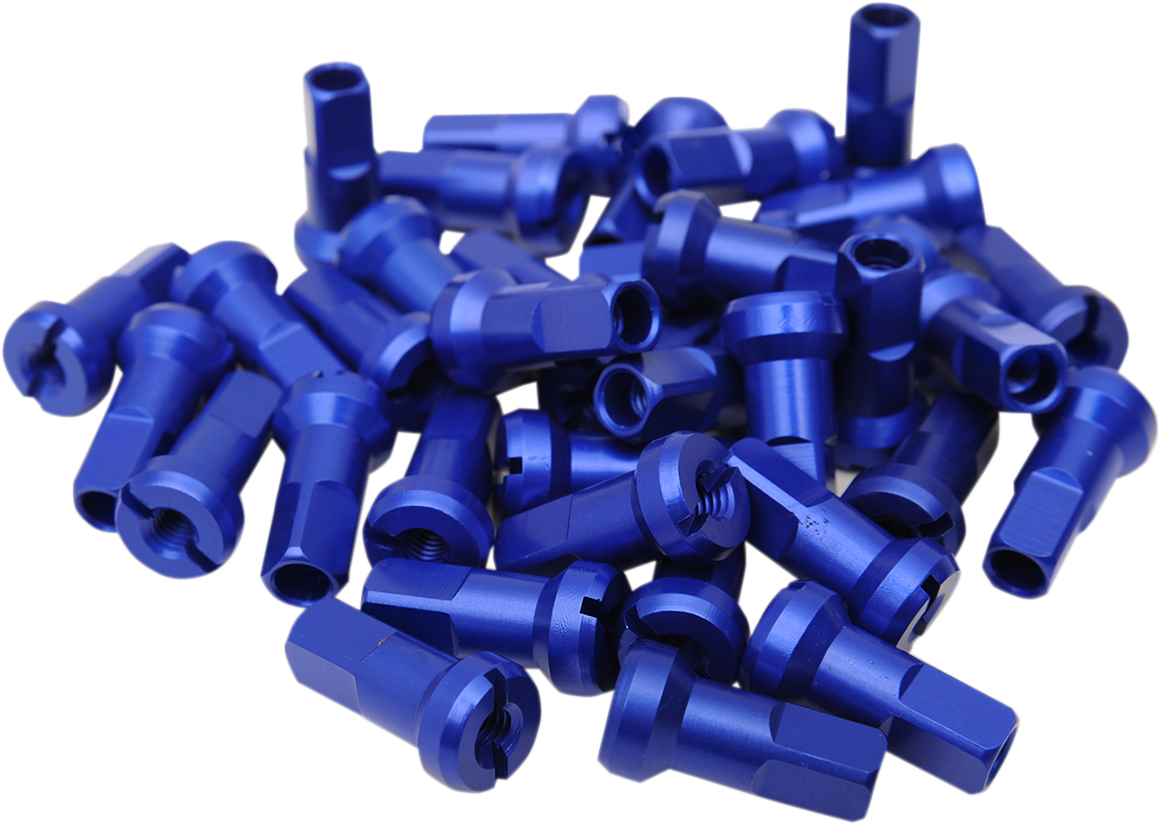 MOOSE RACING MX1 Nipple Set - Blue - 9 Gauge 24-920