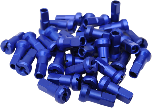 MOOSE RACING MX1 Nipple Set - Blue - 8 Gauge 24-820