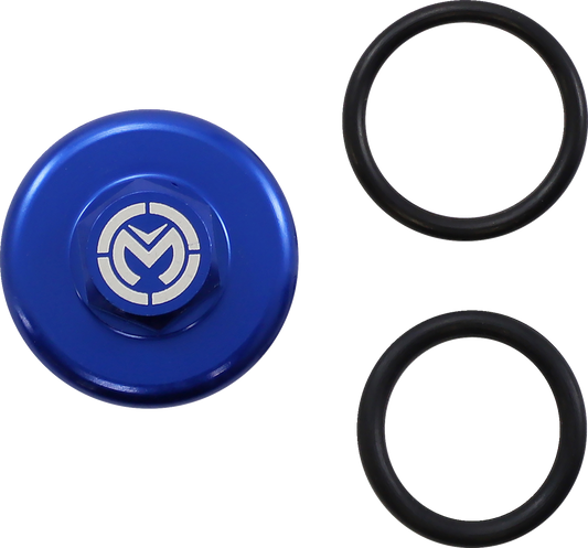 MOOSE RACING Oil Cap - Blue - Husqvarna T14-6301L