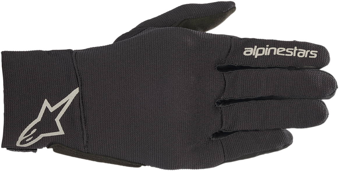 Guantes ALPINESTARS Reef - Negro/Reflectante - Mediano 3569020-1119-M 