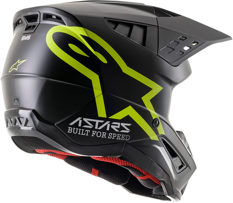 ALPINESTARS SM5 Helmet - Compass - Matte Black/Yellow Fluo - XL 8303321-1559-XL