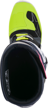 ALPINESTARS Tech 7 Boots - Black/Pink/White/Yellow - US 12 2012014-9076-12