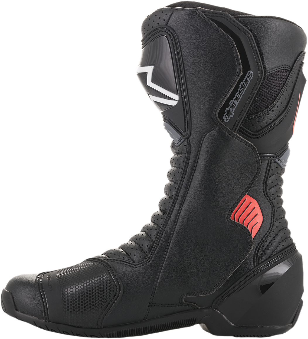 ALPINESTARS SMX-6 v2 Vented Boots - Black/Gray/Red - US 9 / EU 43 2223017-1133-43