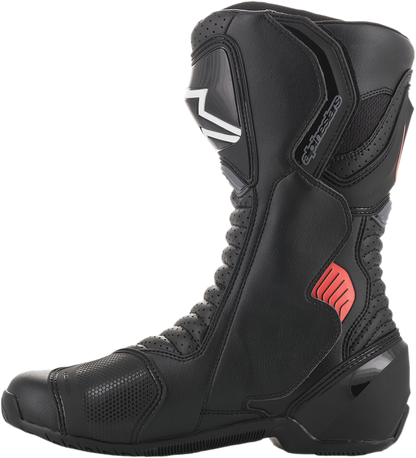 Botas ALPINESTARS SMX-6 v2 - Negro/Gris/Rojo - Ventiladas - US 9 / EU 43 2223017-1133-43