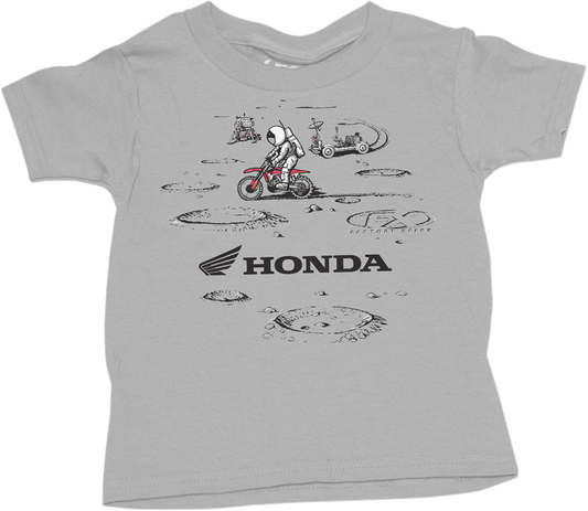 FACTORY EFFEX Camiseta Honda Lunar para niños pequeños - Carbón - 3T 22-83322 