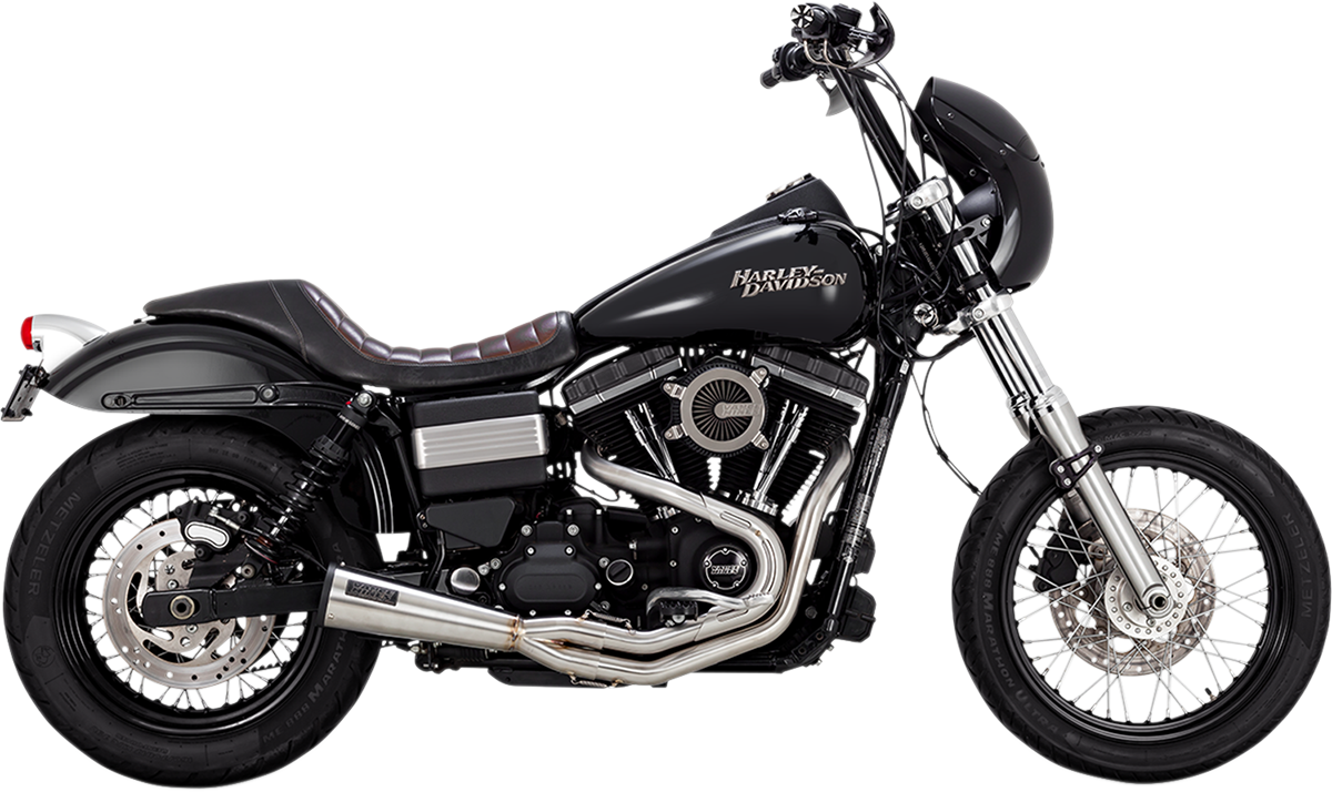 Escape inoxidable VANCE &amp; HINES 2:1 - Dyna '91-'17 27625 