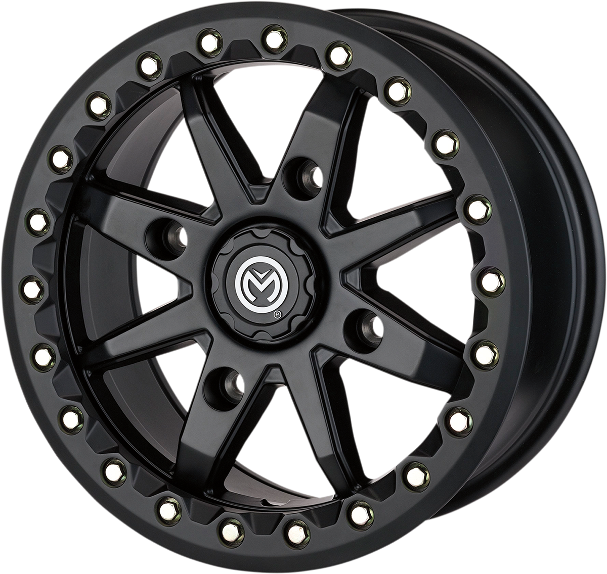 MOOSE UTILITY Wheel - 544X Beadlock - Front/Rear - Black - 14x7 - 4/110 - 5+2 544BL147110SB54