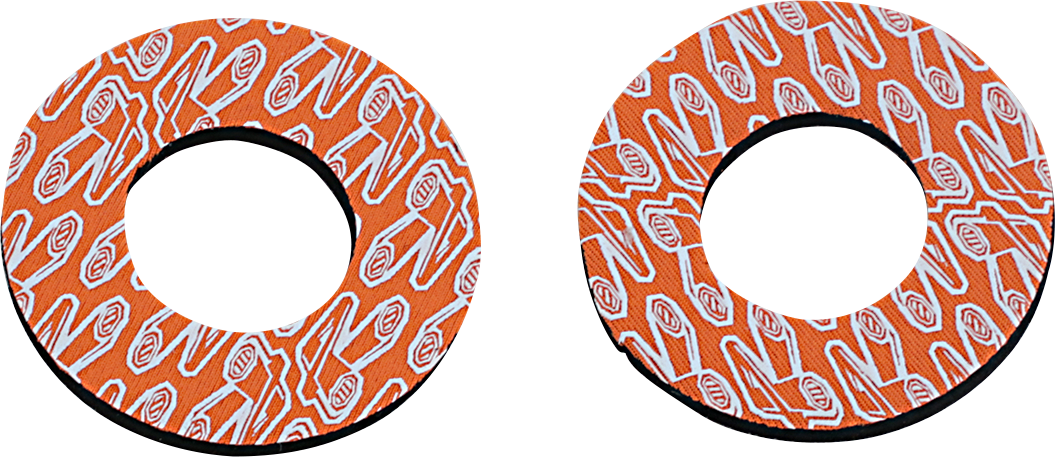 RENTHAL Grip Donutz - White/Orange G204