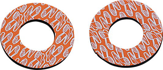 RENTHAL Grip Donutz - White/Orange G204