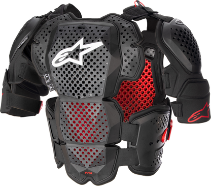 ALPINESTARS A-10 Roost Guard V2 - Negro/Rojo - XS/S 6700523-1431-XS 