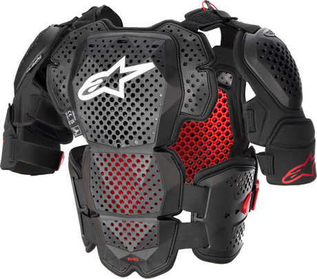 ALPINESTARS A-10 Roost Guard V2 - Black/Red - XS/S 6700523-1431-XS