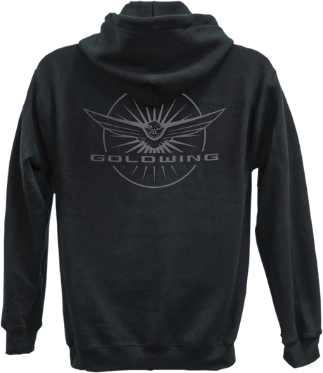 FACTORY EFFEX Goldwing Burst Zip Hoodie - Black - 2XL 25-88818