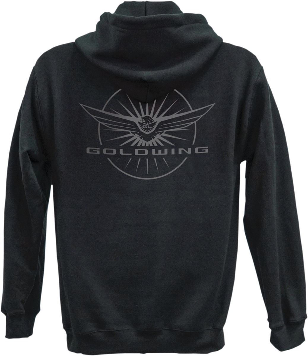 FACTORY EFFEX Sudadera con capucha y cremallera Goldwing Burst - Negro - Mediano 25-88812 