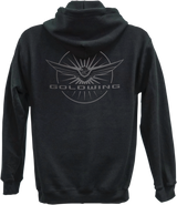 FACTORY EFFEX Sudadera con capucha y cremallera Goldwing Burst - Negro - Mediano 25-88812 