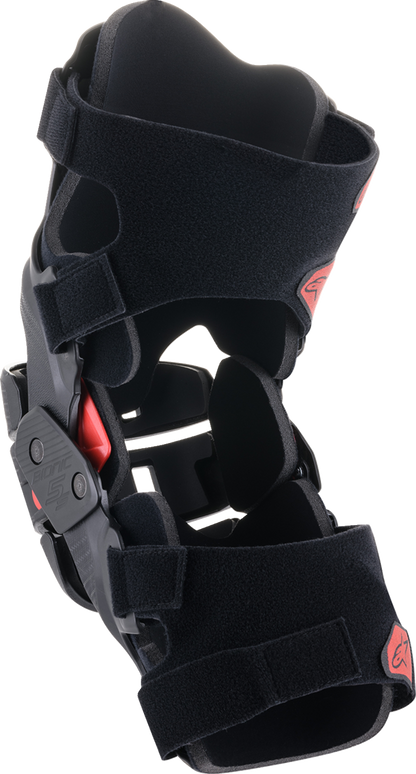 ALPINESTARS Youth Bionic 5S Knee Braces - Black/Red 6540520-13