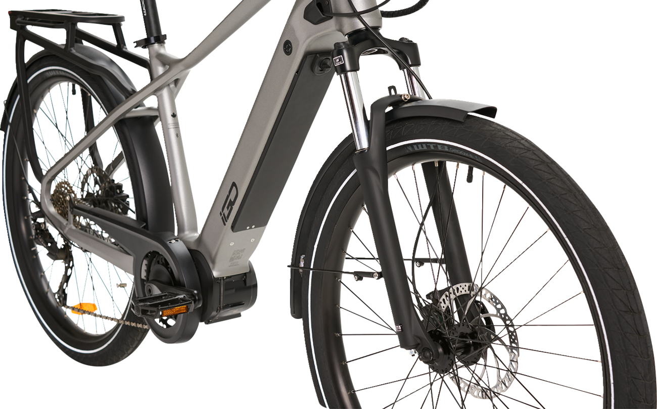 IGO ELECTRIC BIKES Discovery Yorkville LS E-Bike - Platinum - Hybrid  100-222-000