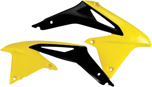 ACERBIS Radiator Shrouds - Yellow/Black 2113861017