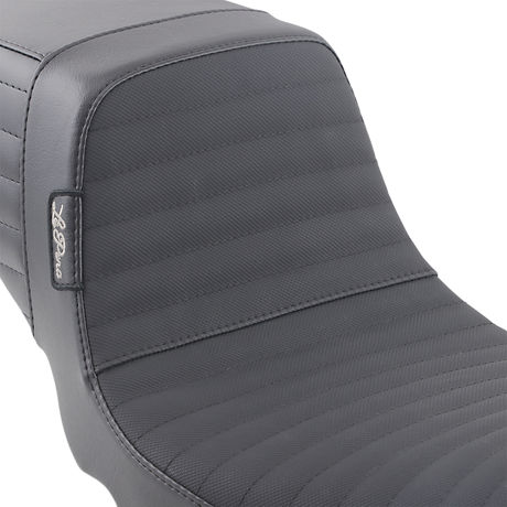 LE PERA Kickflip Daddy Long Legs Seat - Pleated w/Gripp Tape - Black - FX '06+ LK-591DLPTGP