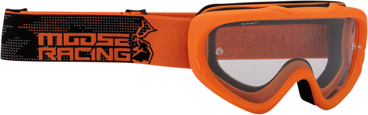 MOOSE RACING Youth Qualifier Goggles - Agroid - Orange 2601-2665