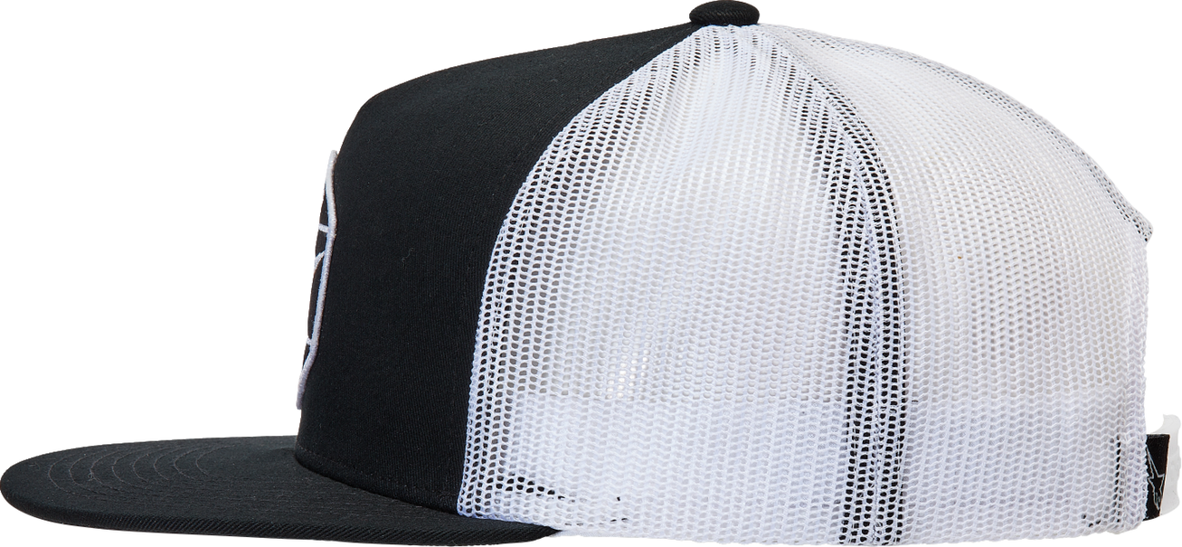 ALPINESTARS Bolt Trucker Hat - Black/White - One Size 1213810141020OS