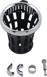 Portabebidas CIRO - Abrazadera de 7/8" - 1" - Cromo 50812 