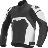 Chaqueta de cuero ALPINESTARS Core - Negro/Blanco - US 46 / EU 56 3101316-12-56 
