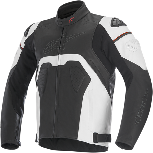 ALPINESTARS Core Leather Jacket - Black/White - US 44 / EU 54 3101316-12-54