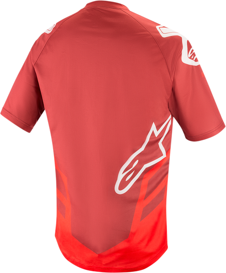 Camiseta ALPINESTARS Racer V2 - Borgoña/Rojo/Blanco - 2XL 1762919-3173-2X 