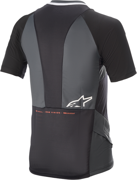 Camiseta ALPINESTARS Drop 8.0 - Manga corta - Negro/Coral - Pequeña 1766621-1793-SM 